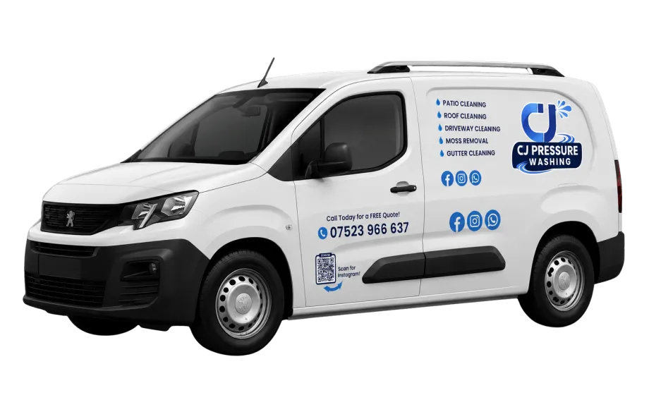 CJ Pressure Washing van